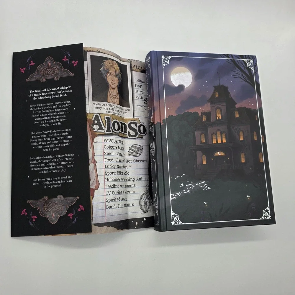 The Glittering Edge Signed Edition Book by Alyssa Villlare W/ Overlays Fairyloot